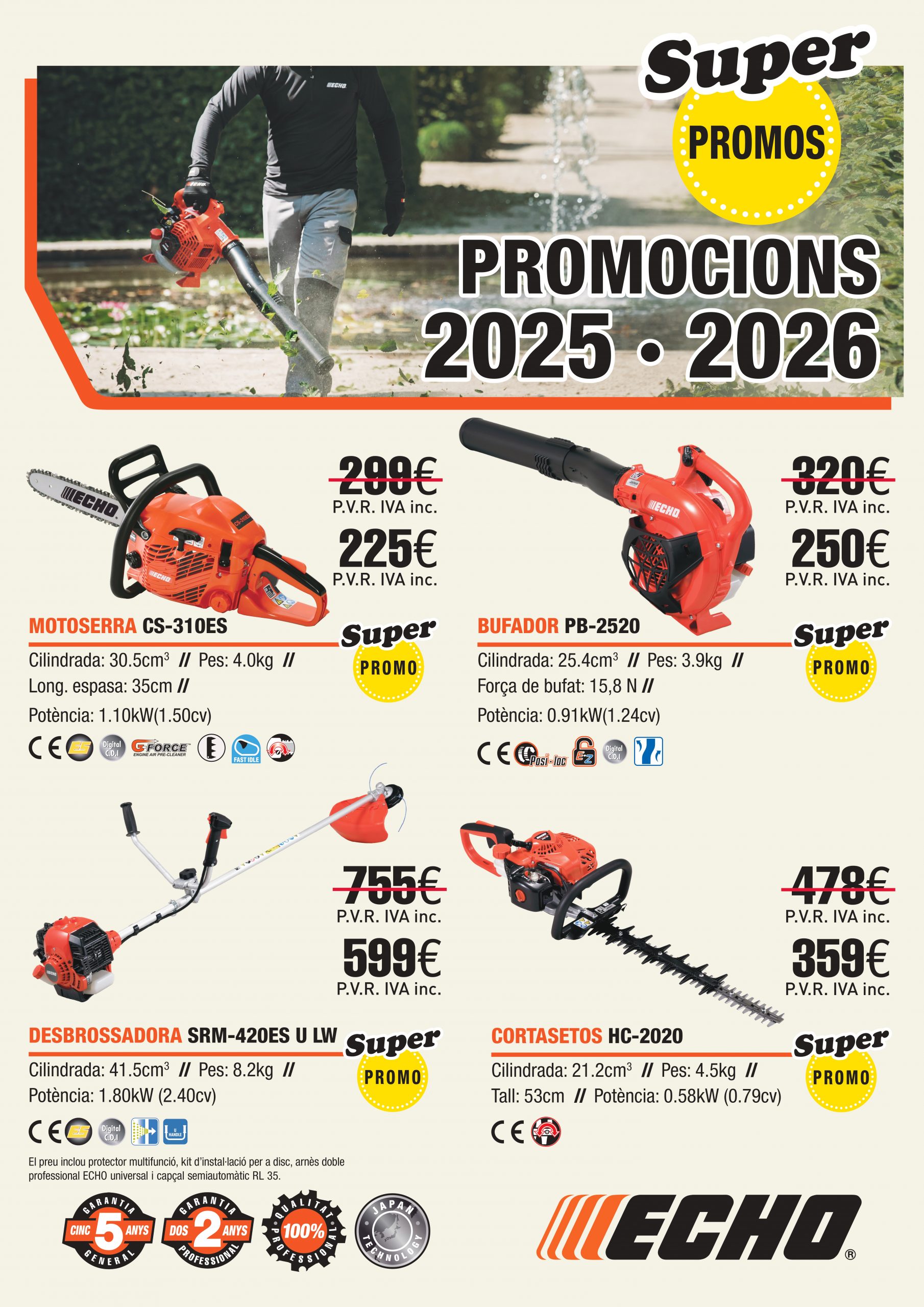 Verdmak - Venda, reparació i lloguer de maquinària de jardineria, forestal i agrícola